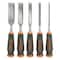 Buck Brothers 5 Piece Comfort Grip Wood Chisel Set, 3/4 in, 1/2 in, 3/4 in, 1 in 74750 - alternate 1